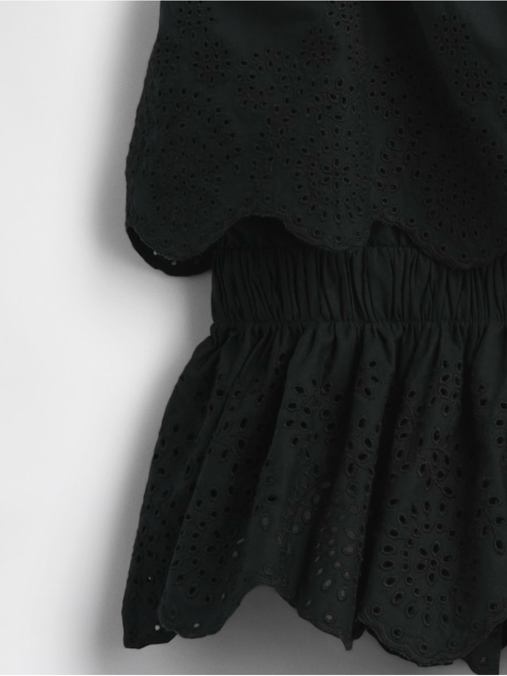 GAP Poplin Eyelet Ruffle Top - Picture 10 of 12